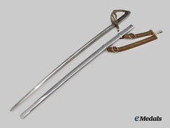 Czechoslovakia, First Republic. An Officer's Sword with Hangers, by Wlaszlovits Štos