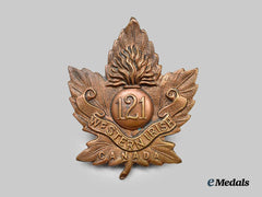 Canada, CEF. A 121st Infantry Battalion "Western Irish" Battalion Cap Badge