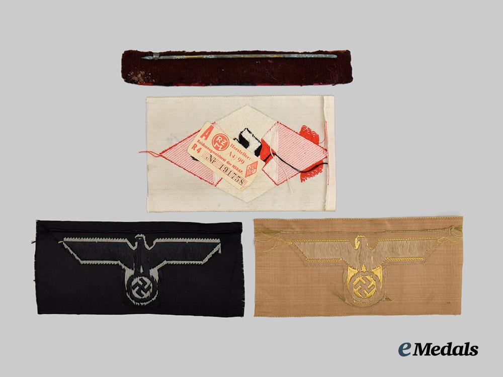 germany,_third_reich._a_luftwaffe_long_service_medal_ribbon_bar_with_three_unissued_insignia___m_n_c1247