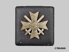 Germany, Wehrmacht. A War Merit Cross I Class with Swords and Case, by Klein & Quenzer