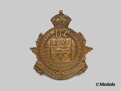 Canada, CEF. A 112th Infantry Battalion "Nova Scotia Overseas Battalion" Cap Badge