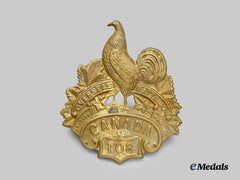 Canada, CEF. A 108th Infantry Battalion "Selkirk and Manitoba Battalion" Cap Badge, Type II with "Selkirk Manitoba"