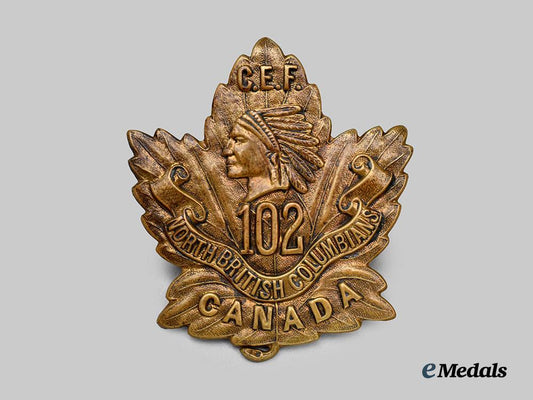 canada,_c_e_f._a102nd_infantry_battalion"_north_british_columbians"_cap_badge,_type_i_i_without"_overseas"___m_n_c1293