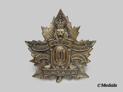 Canada, CEF. A 101st Infantry Battalion "Royal Winnipeg Rifles/Winnipeg Light Infantry" Cap Badge