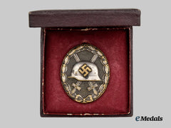 Germany, Wehrmacht. A Silver Grade Wound Badge, with Case, Owner-Attributed Example