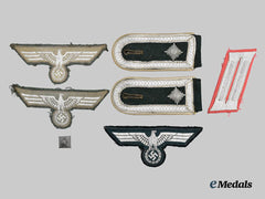 Germany, Heer. A Mixed Lot of Uniform Insignia for Officers and NCOs