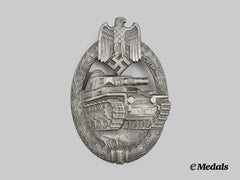 Germany, Wehrmacht. A Panzer Assault Badge, Bronze Grade, by Karl Wurster