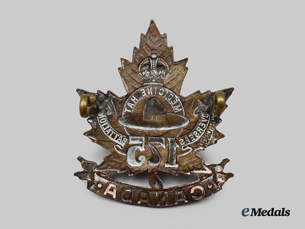 canada,_c_e_f._a175th_infantry_battalion"_medicine_hat_battalion"_cap_badge,_type_i_i_with"_overseas175_battalion"___m_n_c1336