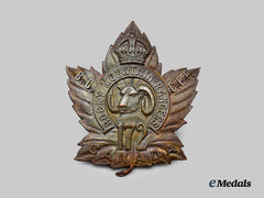 Canada, CEF. A 172nd Infantry Battalion "Rocky Mountain Rangers" Cap Badge