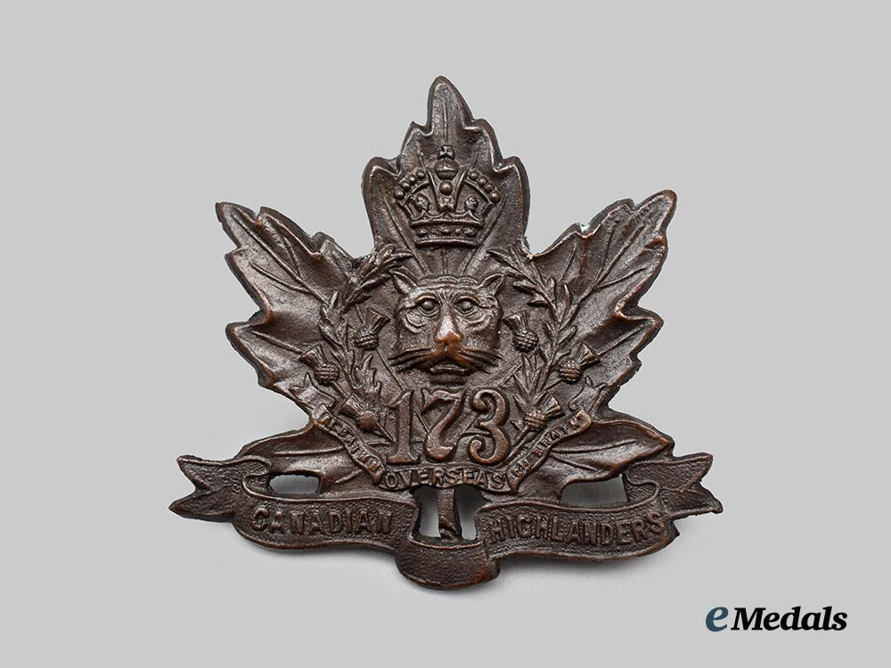 canada,_c_e_f._a173rd_infantry_battalion"_canadian_highlanders"_cap_badge___m_n_c1344