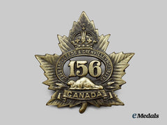 Canada, CEF. A 156th Infantry Battalion 156th Leeds and Grenville Battalion" Cap Badge