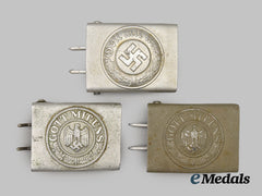 Germany, Wehrmacht. A Mixed Lot of Enlisted Personnel Belt Buckle