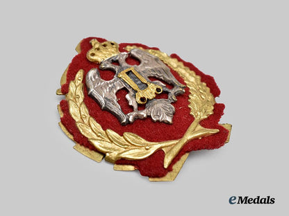 yugoslavia,_kingdom._an_army_officer’s_cap_badge,_c.1940___m_n_c1428