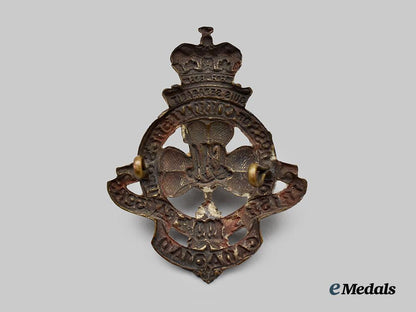 canada,_c_e_f._a199th_infantry_battalion"_irish_canadian_rangers/_duchess_of_connaught's_own"_cap_badge,_type_i_with"_quis_separabit"___m_n_c1441