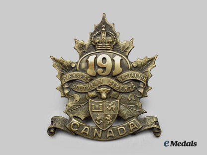 canada,_c_e_f._a191st_infantry_battalion"_south_alberta_regiment"_cap_badge___m_n_c1475