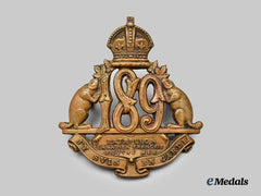 Canada, CEF. A 189th Infantry Battalion "Canadiens Français" Cap Badge