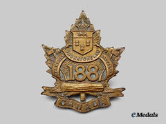 Canada, CEF. A 188th Infantry Battalion "Saskatchewan Battalion" Cap Badge