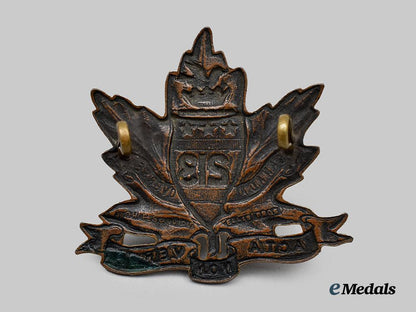 canada,_c_e_f._a213th_infantry_battalion"_toronto_americans"_cap_badge,_type_i_with"_acta_non_verba"___m_n_c1568