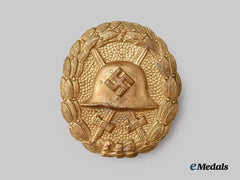 Germany, Wehrmacht. A Black Grade Wound Badge, First Pattern, by Otto Schickle