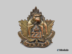 Canada, CEF. A 221st Infantry Battalion Cap Badge