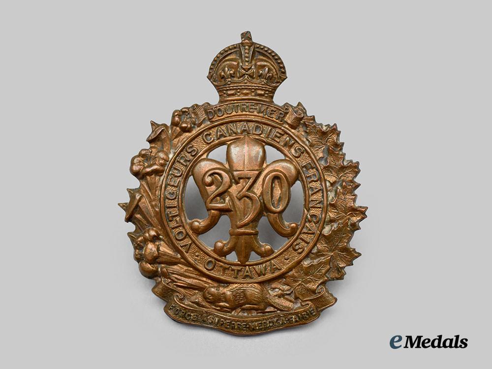 canada,_c_e_f._a230th_infantry_battalion"_voltigeurs_canadiens_français"_cap_badge,_type_i_with_fleur-de-_lis___m_n_c1611