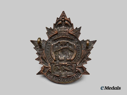 canada,_c_e_f._a233rd_infantry_battalion"_canadiens_français"_cap_badge,_type_i_with"_d'_outre_mer_du_nord_ouest"___m_n_c1620