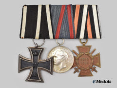 Germany, Imperial. A Medal Bar for a Hessian First World War Combatant