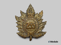 Canada, CEF. A 255th Infantry Battalion "Queen's Own Rifles" Cap Badge