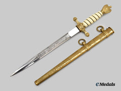 Germany, Kriegsmarine. An Officer’s Dress Dagger, by Carl Eickhorn