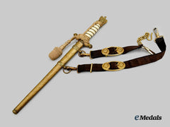 Germany, Kriegsmarine. An Officer’s Dress Dagger, with Hanger, by Weyersberg, Kirschbaum & Cie