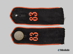 Germany, HJ. A Set of Bann 83 Shoulder Straps