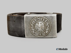 Germany, Heer. An EM/NCO’s Belt and Buckle, by Friedrich Linden