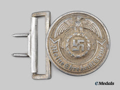 Germany, SS. A Waffen-SS Officer’s Belt Buckle, by Overhoff & Cie