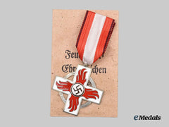 Germany, Third Reich. A Mint Fire Brigade Honour Decoration, II Class with Issue Package, by L. Christian Lauer