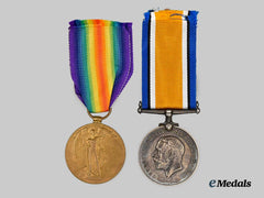 Canada, C.E.F. A Medal Pair to the 19th Canadian Infantry