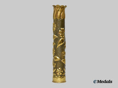 Slovakia, Republic. A Trench Art Vase Crafted out of a Propulsion Shell from the Eastern Front