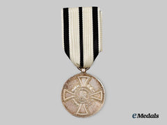 Hohenzollern, Dynasty. A Loyal Service Medal for the 75th Birthday of Kaiser Wilhelm II, Silver Grade