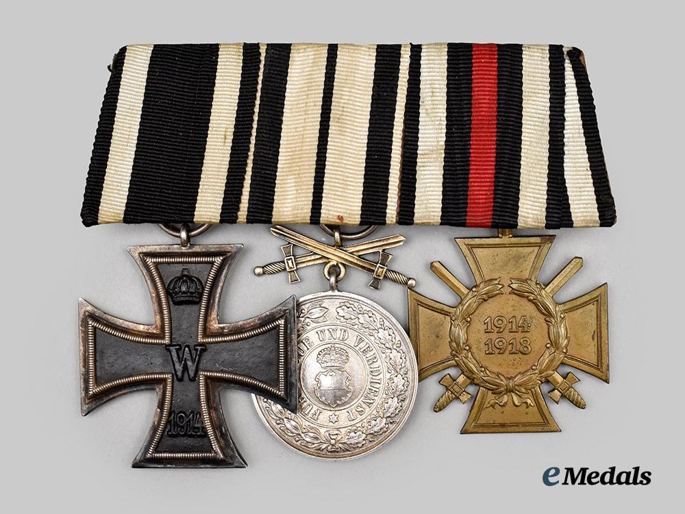 germany,_imperial._a_hohenzollern_medal_bar_for_a_first_world_war_combatant___m_n_c2167