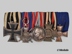 Germany, Imperial. A Medal Bar for a Distinguished First World War Combatant