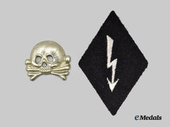 Germany, SS. A Pair of Uniform Insignia