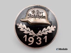 Germany, Der Stahlhelm. A 1931 Commemorative Service Badge, by Der Stahlhof