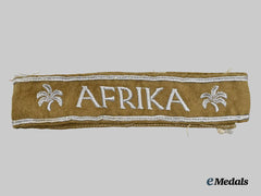 Germany, Wehrmacht. An Afrika Cuff Title