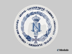 Germany, Imperial. A Feldartillerie-Regiment Nr. 46 Commemorative Plate, by Waldershof Porcelain