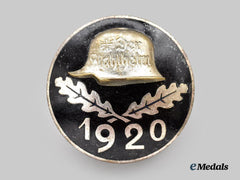 Germany, Der Stahlhelm. A 1920 Commemorative Service Badge, by Der Stahlhof