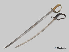 International. A Pair of 19th Century European Swords