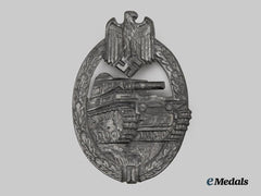 Germany, Wehrmacht. A Panzer Assault Badge, Silver Grade, by Hermann Aurich