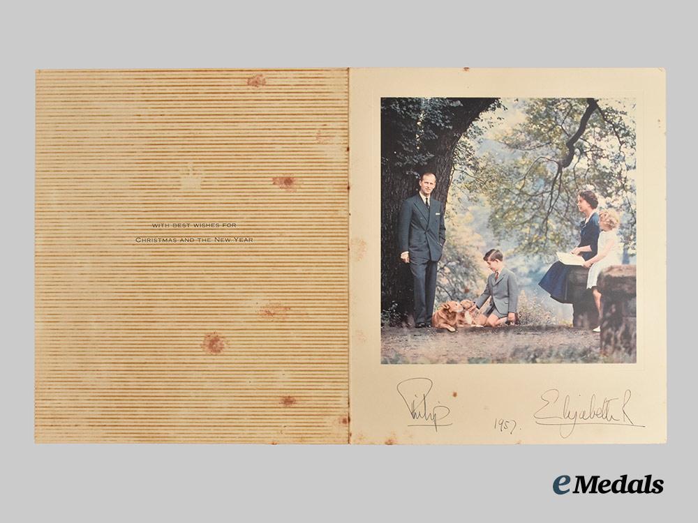 united_kingdom._a_royal_photo_album_of_queen_elizabeth_and_the_royal_family_accompanied_by_ephemera,_c.1957___m_n_c2684