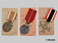 Germany, Werhmacht. A Mixed Lot of Combat and Service Medals, with Original Packaging