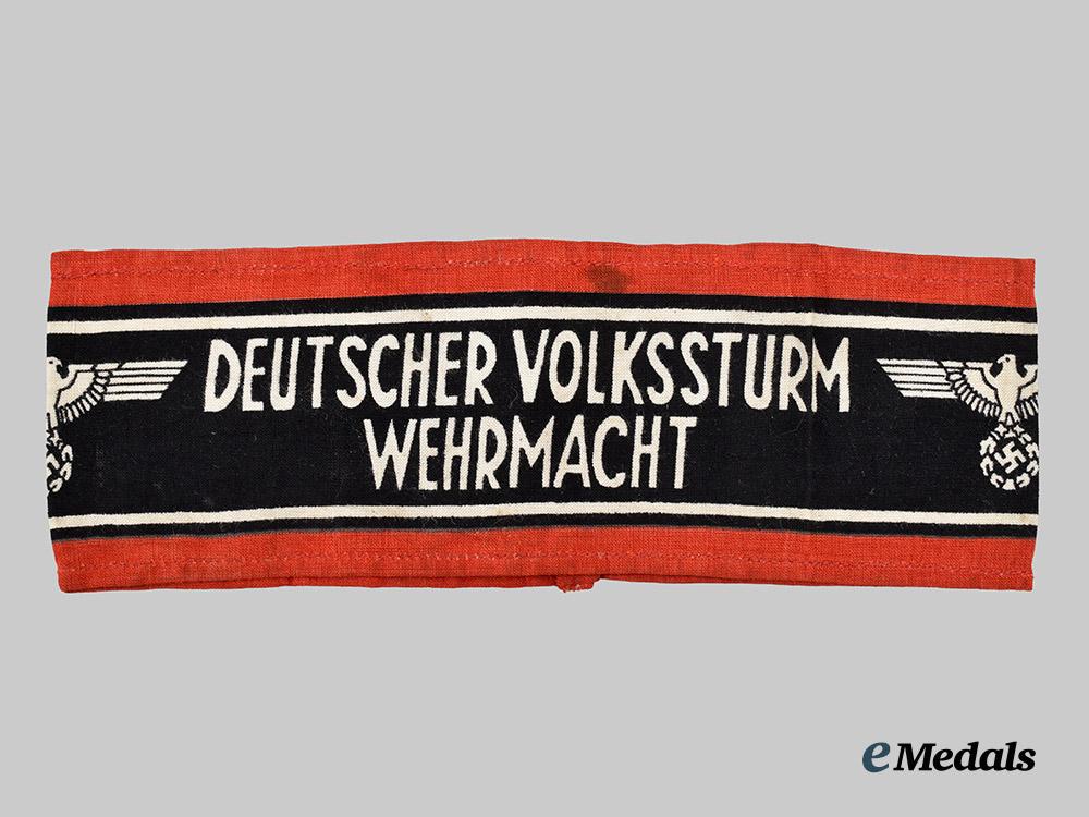 germany,_wehrmacht._a_volkssturm_member’s_armband___m_n_c2830