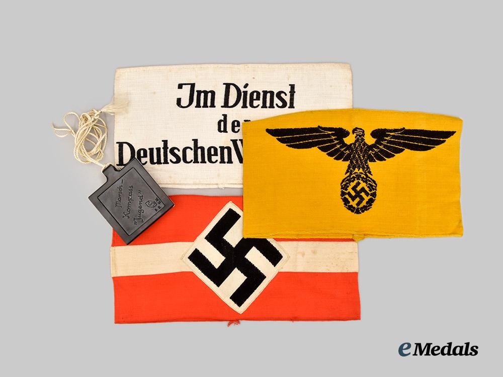 germany,_third_reich._a_pair_of_armbands,_with_h_j_compass___m_n_c2849